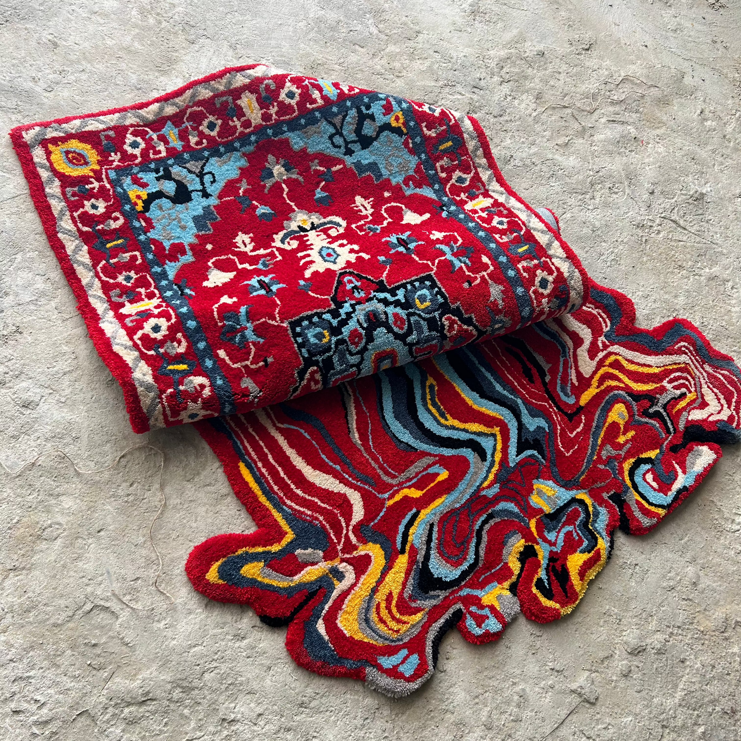 Melted Persian Rug
