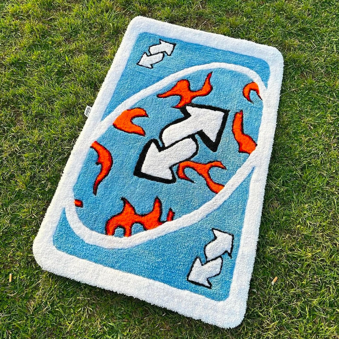Uno Reverse card Rug