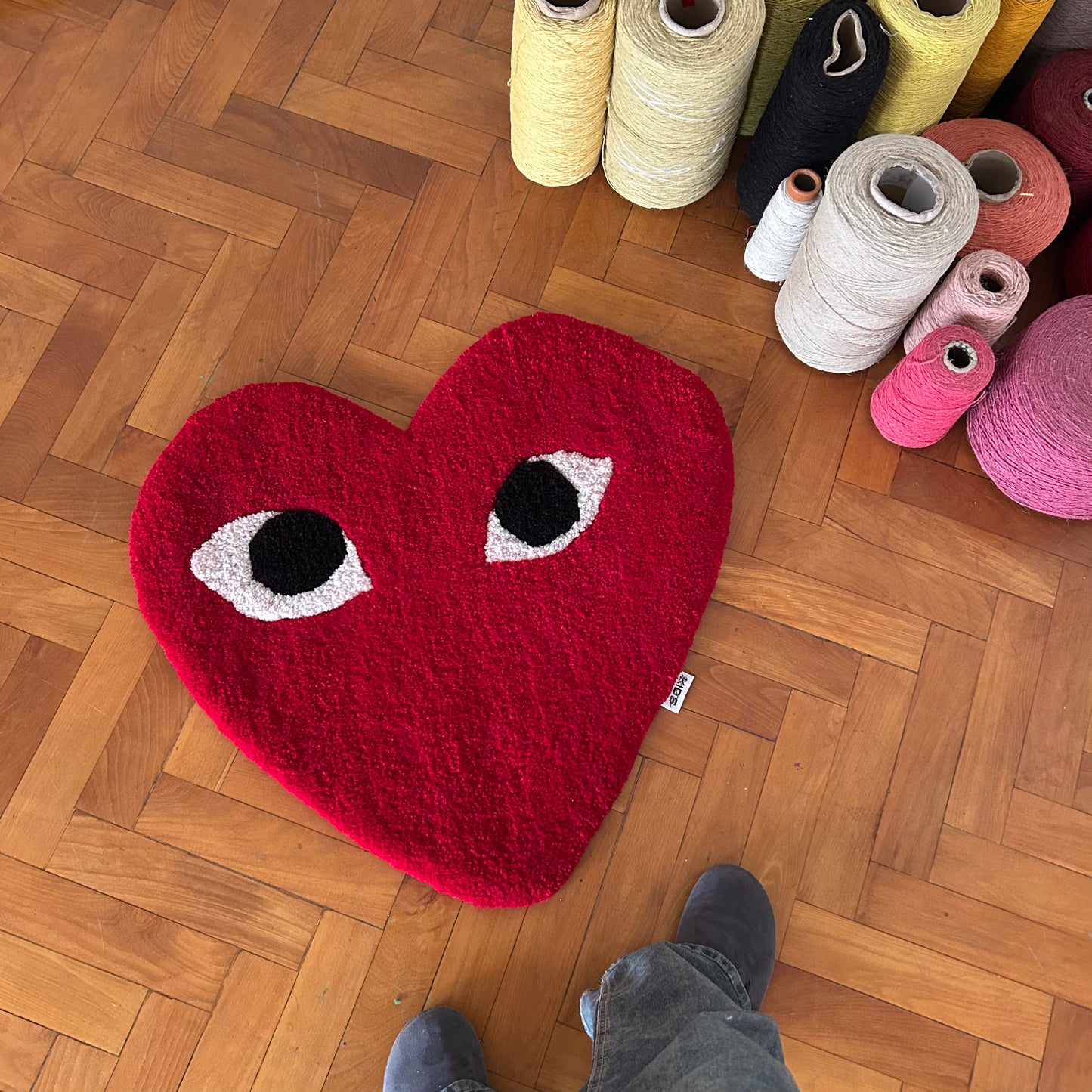 COMME des Garçons Heart Rug