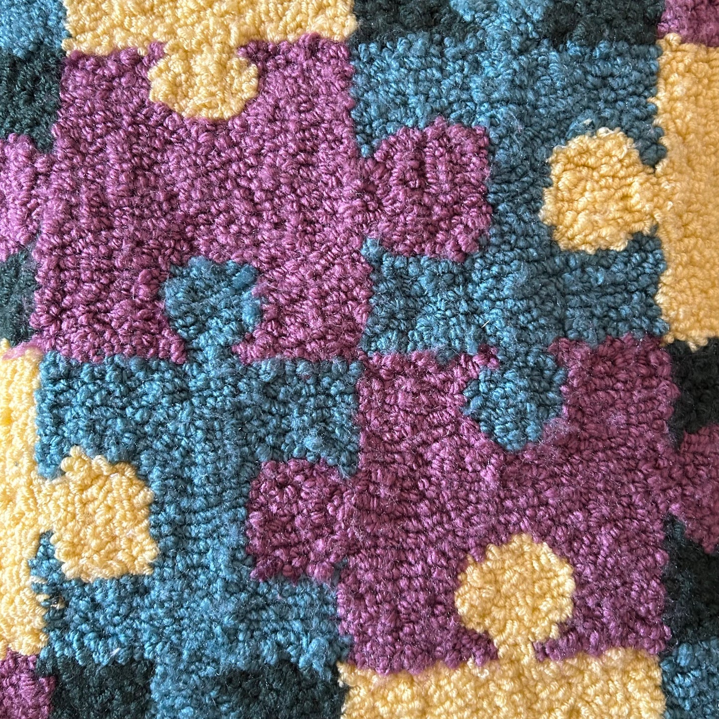 TUFTED PUZZLE CUSHION COVER